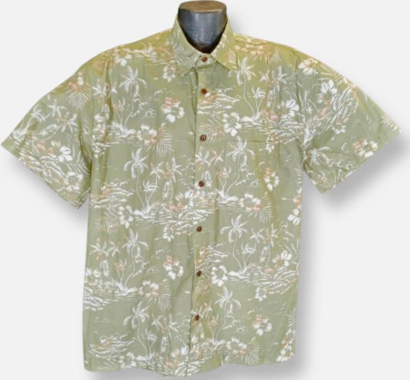 Sage Green Hawaiian Shirt